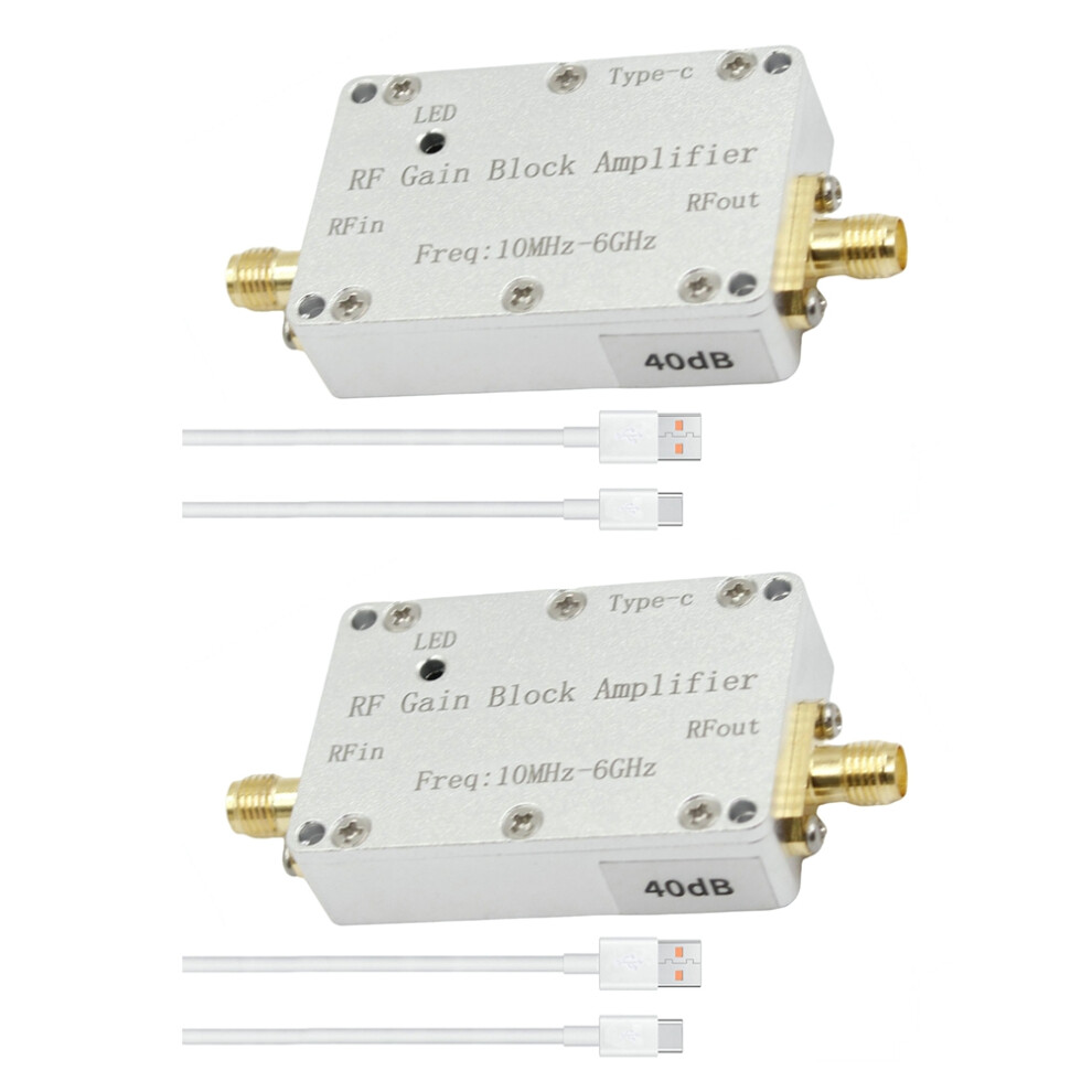 10M-6Ghz Rf Gain Amplifier Rf Drive Signal Receiver 433M 915M, 40Db 4852900811479