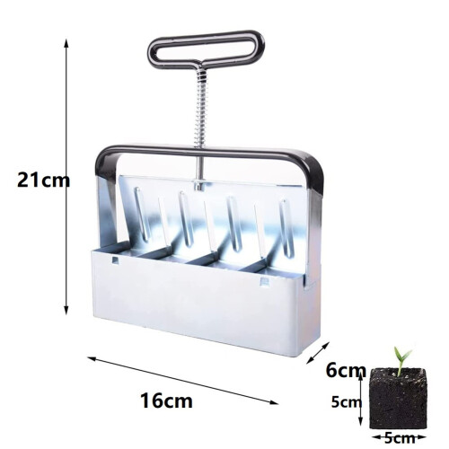 Manual Soil Block Maker Manual Clod Maker Soil Retarder Garden Tools 2