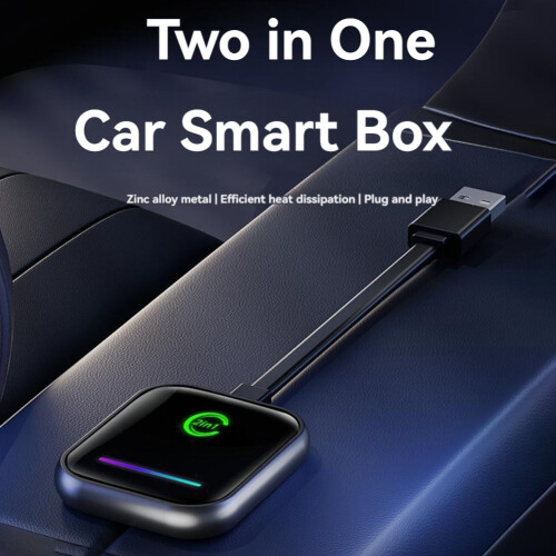 Adaptador inalámbrico Carplay 2 en 1 para Android Auto 1