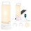 Lanterne de camping solaire rechargeable, lampe de tente LED à intensité variable, 3