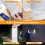 Lanterne de camping solaire rechargeable, lampe de tente LED à intensité variable, 2
