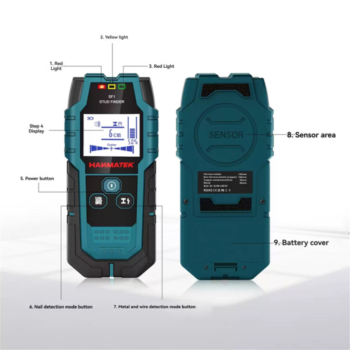 Σαρωτής τοίχου Stud Finder Wood Studs με ανίχνευση μετάλλων 1