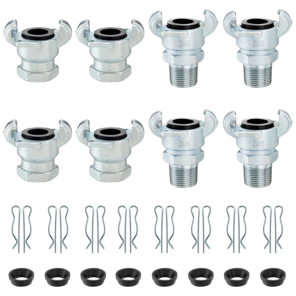 8Pcs 3/4Inch Npt Air Hose Fitting 4852041472072