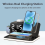Wireless Charging Station 7 in 1 Fast Charger Stand with Clock 3