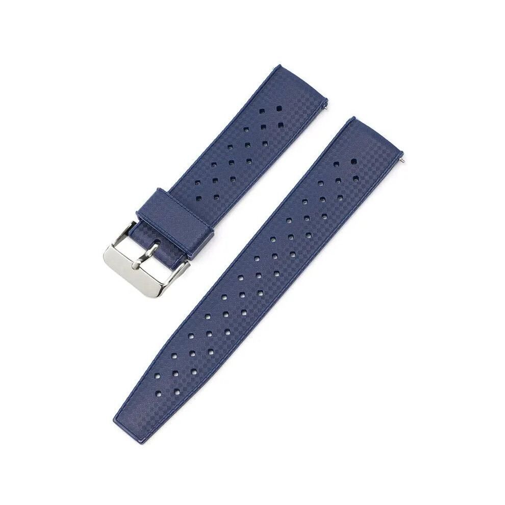 (, 22Mm) New Tropical Rubber Strap For Oris Seiko Citizen Smart Watch Blue 4172943488750