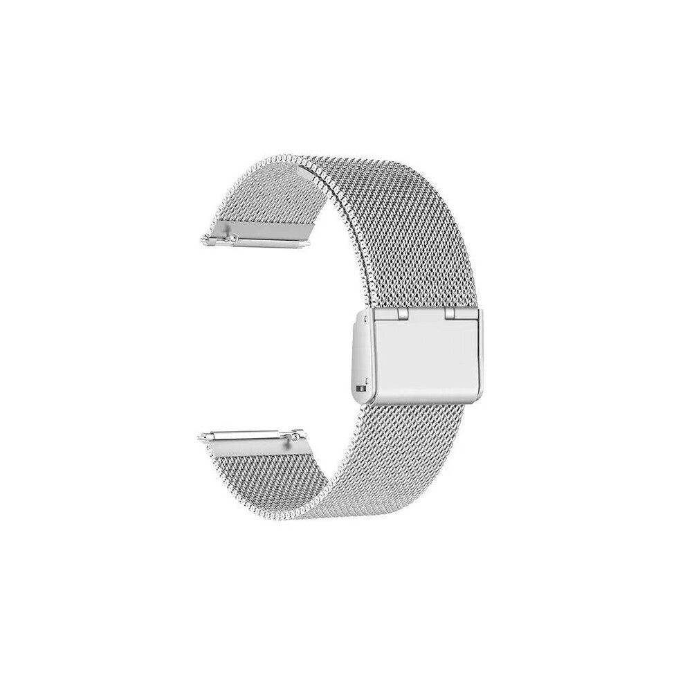 (, 22Mm Watch Band) Milanese Loop Strap For Samsung Galaxy Amazfit Huawei Watch Silver 4598411071956