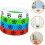 12 pezzi Braccialetti da calcio Braccialetti da polso Bracciale da calcio 7