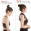 (Black purple, S) Posture Corrector Unisex Adjustable For Clavicle Support 6