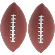 2 palloni gonfiabili da rugby per giocare a casa e all'aperto, palloni da allenamento resistenti per attività sportive giovanili