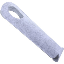 Bolsa de almacenamiento para botellas de vino, funda de fieltro blanco para vino tinto.