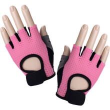 Guantes de medio dedo para mujer, guantes de entrenamiento físico, guantes deportivos para levantamiento de pesas y empuje de mancuernas m