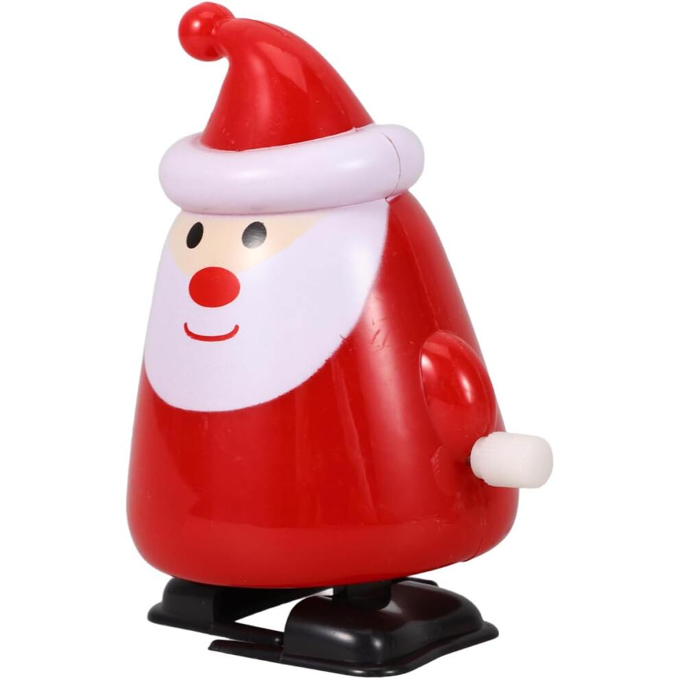 Juguetes De Cuerda De Dibujos Animados De Papá Noel Con TemáTica NavideñA. No Necesita Pilas Para La CelebracióN NavideñA.-image