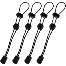 Juego de 4 correas elásticas para bastón de escalada, correas para bastón de trekking, hebilla de cuerda elástica