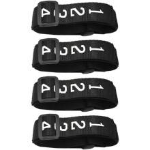 Práctica pulsera de árbitro de fútbol, 4 unidades, material de pulsera con indicador descendente