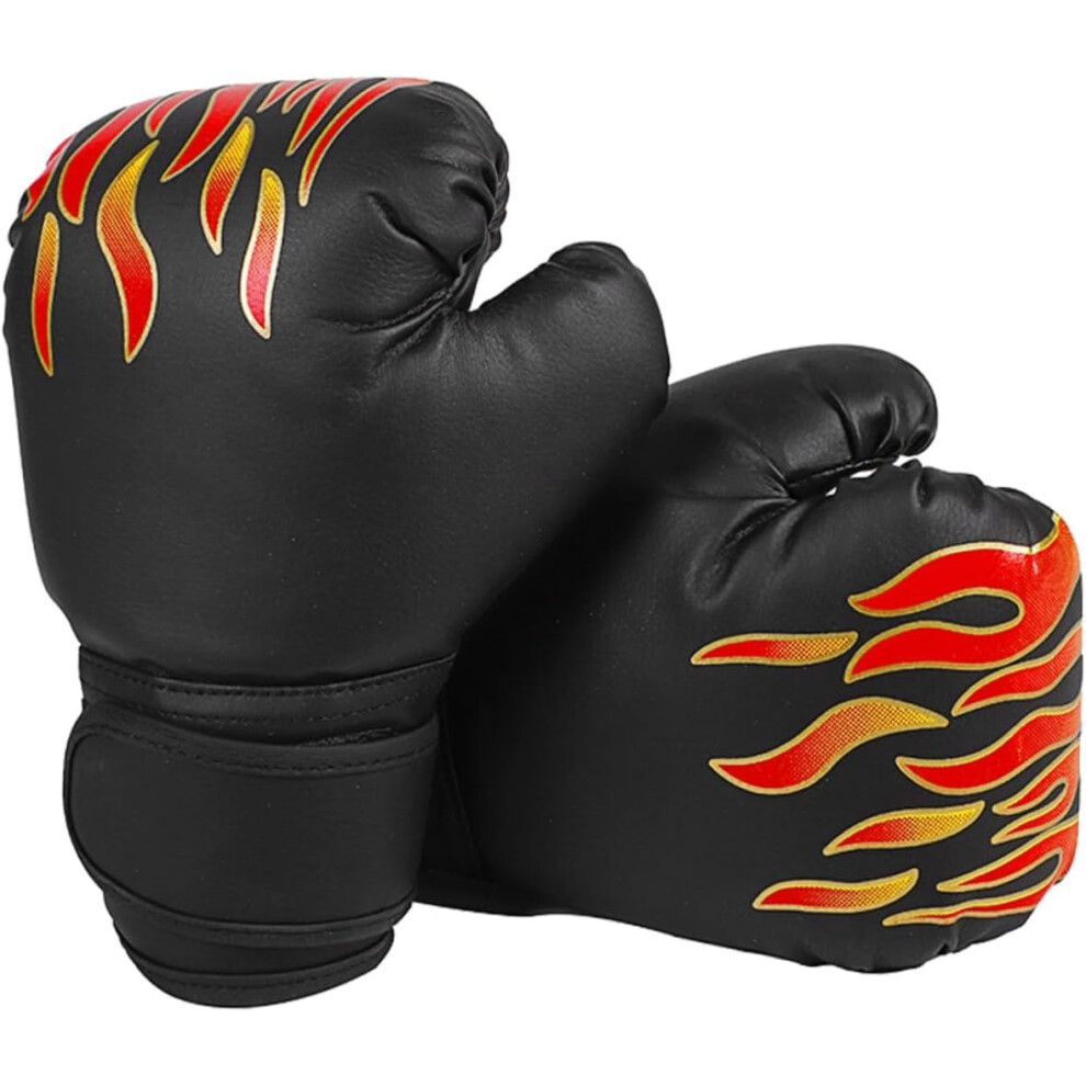 1 Par De Guantes Tailandeses Para NiñOs Y NiñAs, Guantes De Boxeo, Guantes De Sparring, CóModos, Resistentes Y Transpirables Para NiñOs Y NiñAs.-image