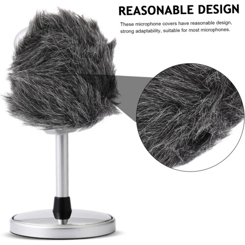 Pluche microfoon beschermhoes Verdikte windkap voor handheld microfoons Ideaal 2