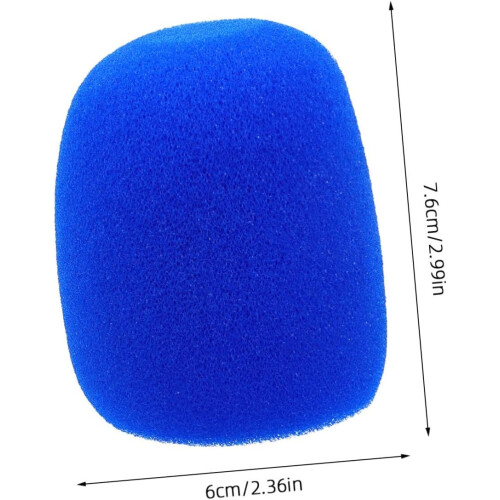 Karaokemicrofoonhoes 5 stuks wegwerpbare microfoonwindschermen voor liveoptredens 1