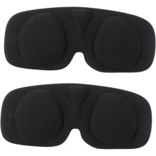 2 stuks lenskapjes voor virtual reality-headsets, lensbeschermers, brillen, headsets, beschermende hoes voor zicht, zwart