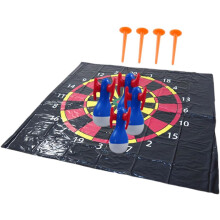 Opblaasbare gooispelset voor buiten, educatief, zwart, leuk, gezinsactiviteit om te spelen