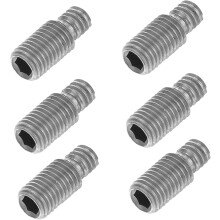 6 stuks stabilisatorbalansschroeven met puntinzetstuk voor compound- en recurvebogen, essentieel accessoire voor boogschieten