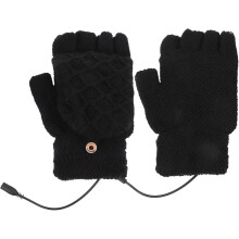 Verwarmde handschoenen 1 paar winterhandschoenen met halve vingers, thermische handwarmers voor buitenactiviteiten