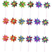 20 stücke Kleine Windmühle Windrad Party Favors Dekorative Windrad Outdoor Windrad Dekorationen