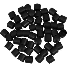50 stücke 19mm Zelt Pole End Kappen Runde Loch Stecker für Camping Reparatur Kit