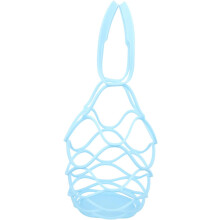 Ensemble élégant de paniers à bouteilles de vin bleu, sous-verre isolant, support élastique et tapis, accessoire de bar