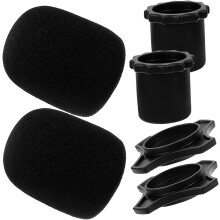Lot de 2 éponges de protection pour microphone, pour la prévention des explosions, pour salle de conférence