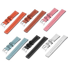 Bracelet de montre de rechange pour homme, en cuir, motif léopard, facile à porter