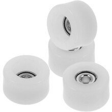 Lot de 4 roues de skateboard réutilisables et robustes pour doigts
