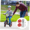 Support de roue d'entraînement réglable clignotant pour garçons et filles 7