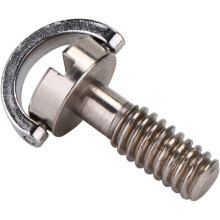Ensemble de supports de caméra D 2 pièces en acier inoxydable, filetage plat 1/4, fixation rapide pour trépied