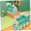 Simulation de train Train présent Modèle de véhicule Plastique vert 7