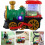 Spray Dinosaure Train Électrique Train Véhicule Modèle Plastique Vert 3