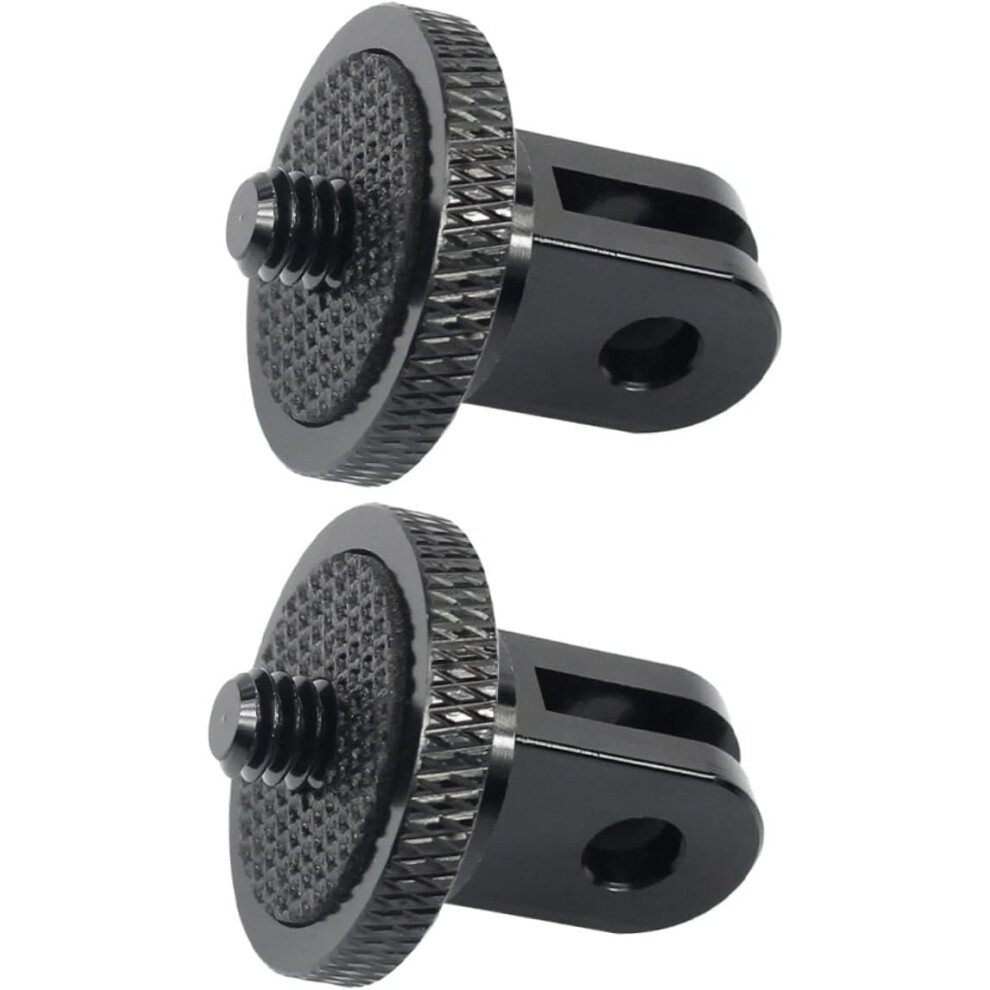 Adaptateur de montage pour trépied 2 pièces avec vis filetée 1/4 pouce 20 pour caméra d'action