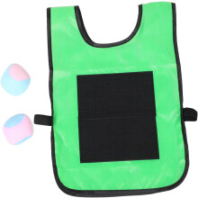 1 ensemble de gilet de balle collante d'extérieur pour enfants avec jeu de balle cible amusant et sécurisé