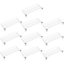 Lot de 10 mini-panneaux de signalisation, jouets de simulation pour garçons et filles