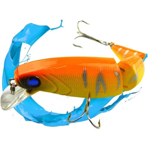 Leurre de pêche artificiel multi-couleurs vives pour pêcheurs