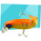 Leurre de pêche artificiel multi-couleurs vives pour pêcheurs 4