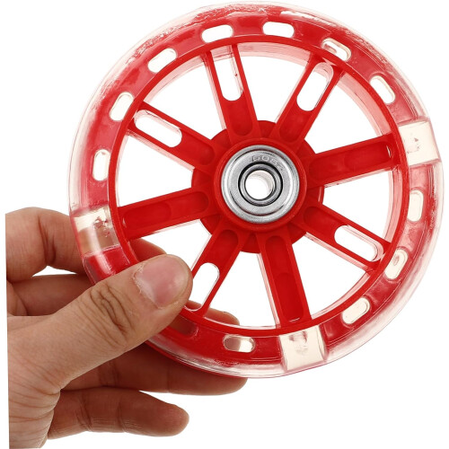 Support de roue d'entraînement réglable clignotant pour garçons et filles 2
