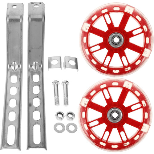 Support de roue d'entraînement réglable clignotant pour garçons et filles