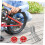 Support de roue d'entraînement réglable clignotant pour garçons et filles 6