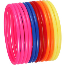 Jeu d'anneaux de lancer, jouets de piscine, 32 anneaux de lancer en plastique, jouet d'exercice éducatif pour enfants