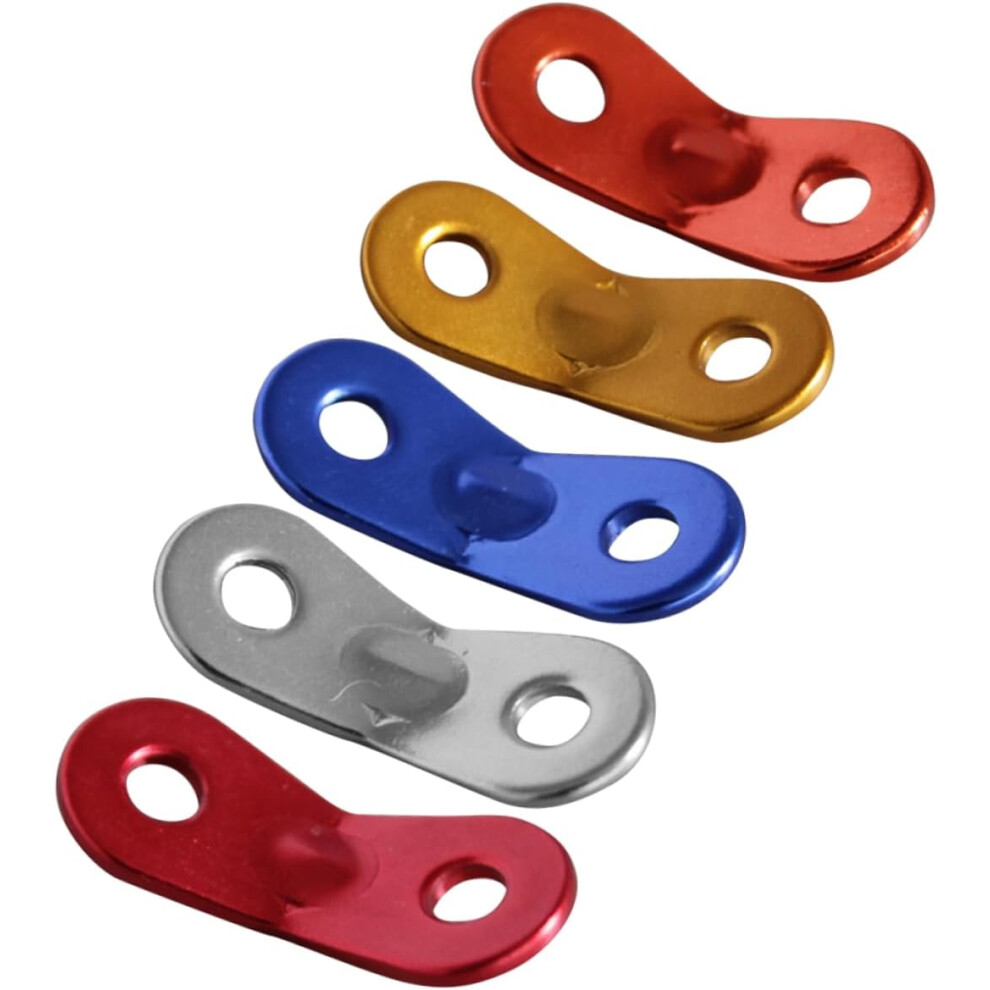 Lot de 10 attaches pour haubans de tente, boucles pour cordes à vent de camping, couleur aléatoire