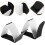 Lot de 4 sangles de fixation pour skis, sangles de snowboard, structure simple, excellente fabrication, utilisation améliorée 5