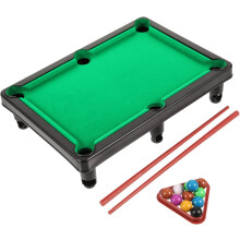 Mini billard Snooker Tabletop Set Garçons et Filles Table de billard Jeu d'intérieur Éducatif Garçons et Filles Bureau de jeu