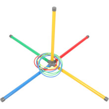 1 jeu de lancer d'anneaux, jeu de lancer d'anneaux amusant, jeu d'entraînement d'agilité
