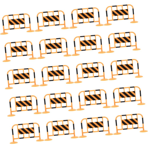 Ensemble de 20 mini panneaux de signalisation routière