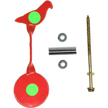 Cible de tir Red Bird, équipement de tir portable en alliage à suspendre pour le jardin et la cour